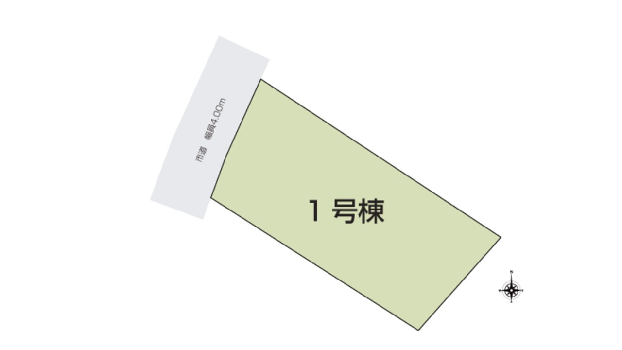 熊谷市上之　限定1棟　区画図