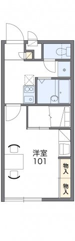 レオパレス小池の間取り|代表的な間取のため実際の間取とは異なる場合があります