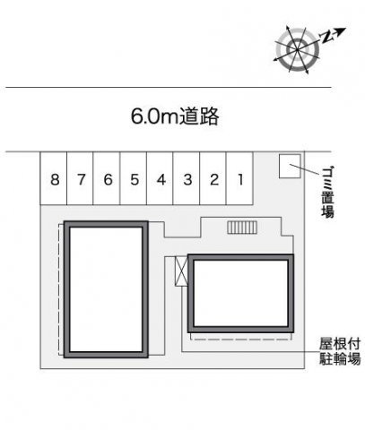 レオパレス小池の駐車場