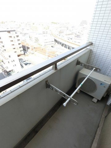 Humanハイム船橋のバルコニー