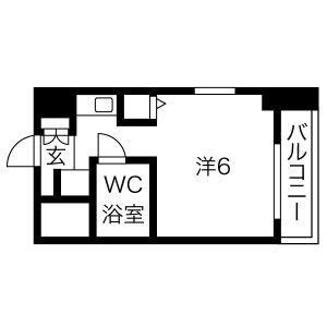 猪名寺パークマンションIの間取り