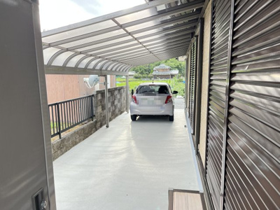 【駐車場】 | 柏原町柏原　平屋建て売り家