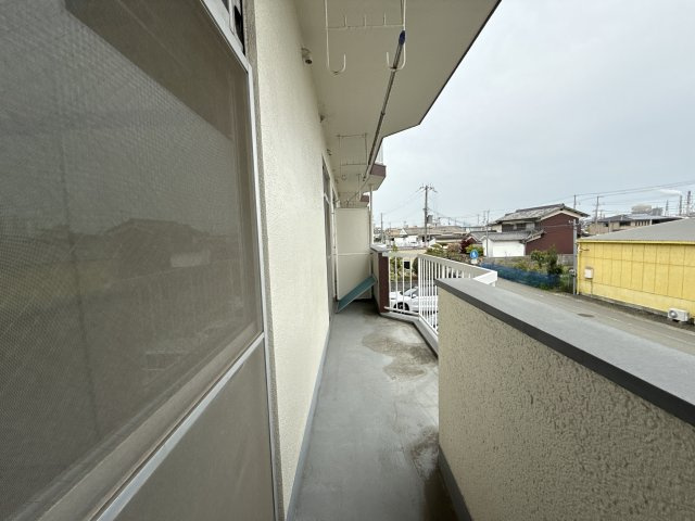 ミキコーポのバルコニー