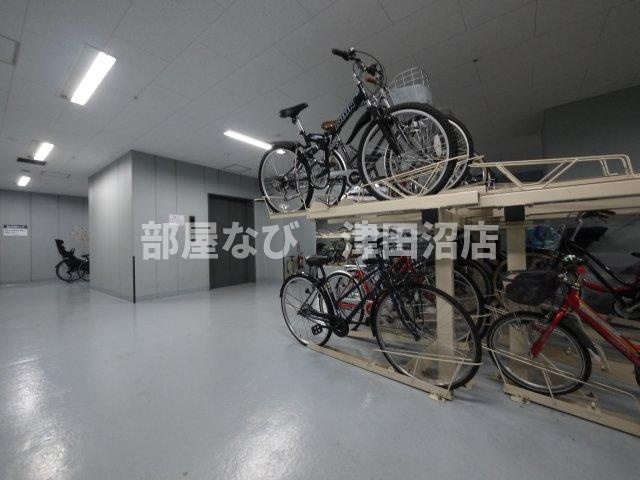 ガレリア・サーラのその他共用部分|駐輪場は建物内