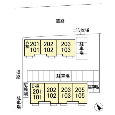 Owen Stanley(オーエンスタンレー) Aの区画図