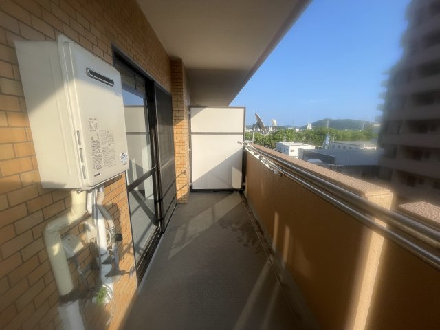ライオンズマンション姫路市役所前のバルコニー