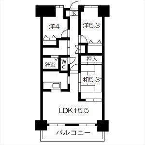 ライオンズマンション姫路市役所前の間取り