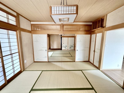 【和室】 | 【中古戸建】山形市江俣 | 畳の上でゆっくりとくつろげる和室です