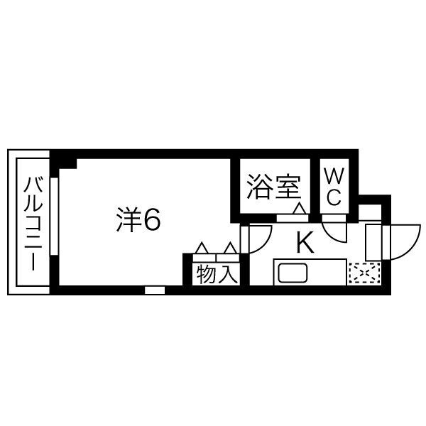 パラドール魚住Ⅱの間取り
