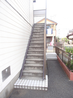 二階への階段！