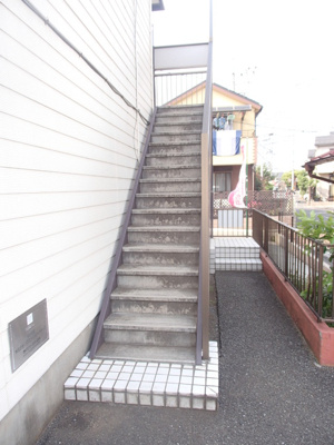 二階への階段！