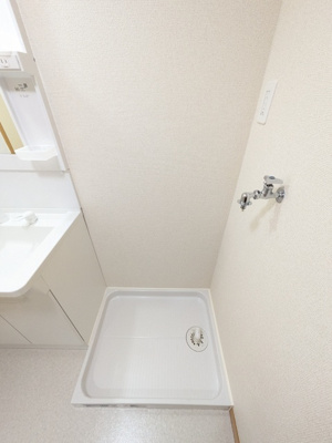★防水パン付き室内洗濯機置き場★