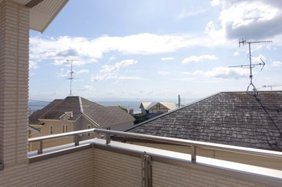 【展望】 | 塩屋町５丁目A号棟 | 南東側に大阪湾を望む