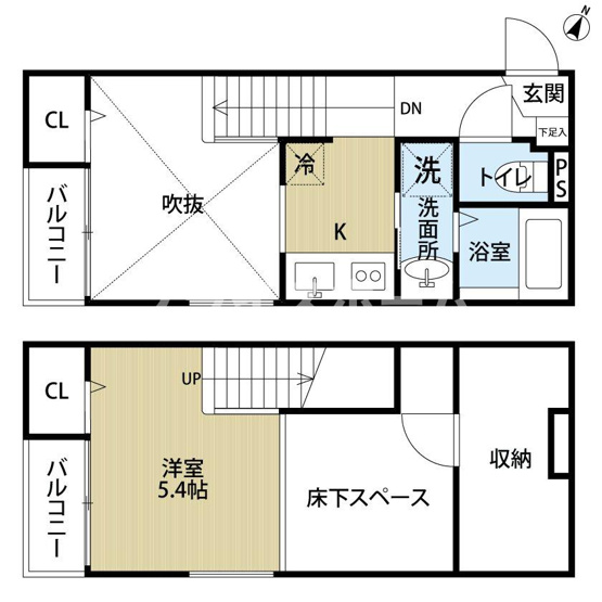 【間取り】 | DORMIR姪浜