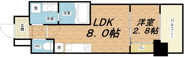 【間取り】 | セレニテ本町東リアン