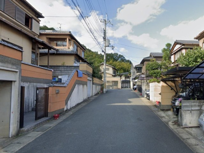 【前面道路含む現地写真】 | 山科区北花山山田町　中古戸建