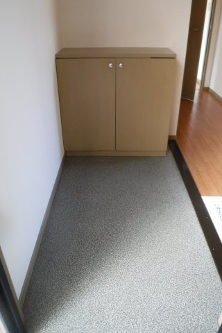 ハイツタチバナAの玄関