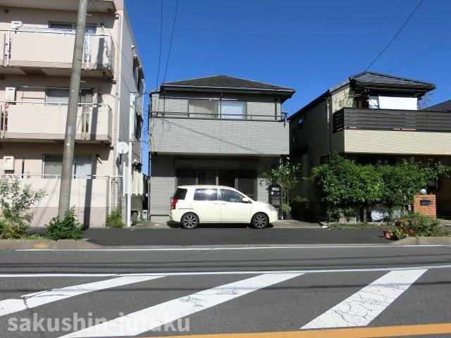 幕張本郷４丁目　中古戸建の外観|幕張本郷４丁目　中古戸建　総床面積３７．２坪　南西側18m公道面（歩道あり）