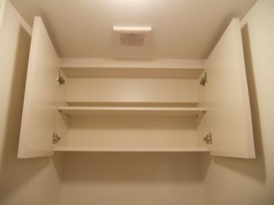プレサンス京都烏丸御池Ⅱの収納|トイレ上部棚