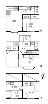 【間取り】 | リゾートパーク伊豆あたがわ　戸建