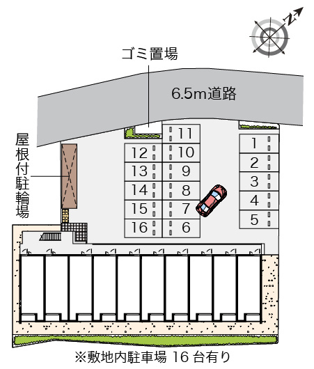 クレイノリヴェールの駐車場|画像4