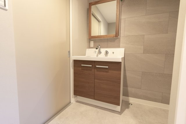 膳所ハイツ６号棟　中古マンションの洗面所