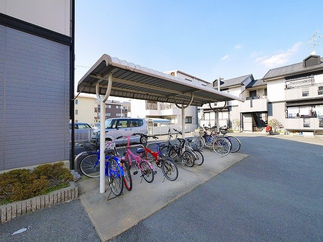 ガイアーヒルズⅠのその他共用部分|自転車置き場が設置