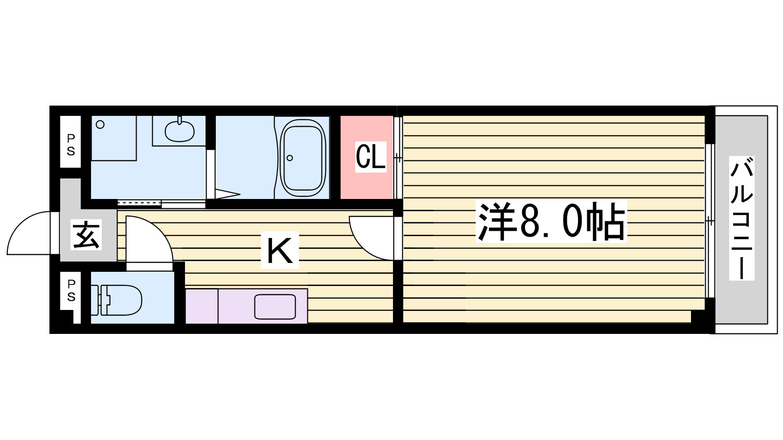 ＡＩＯＩ壱番館の間取り