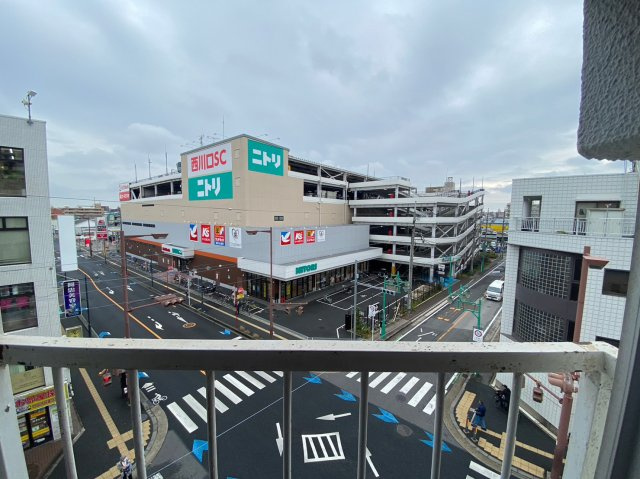 第一荻島ユニティビルのバルコニー