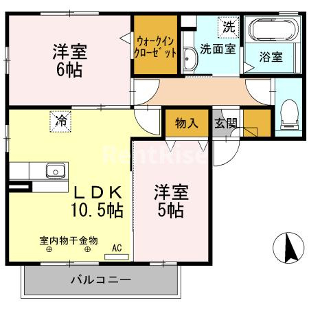 グラン・シャリオ Ａの間取り