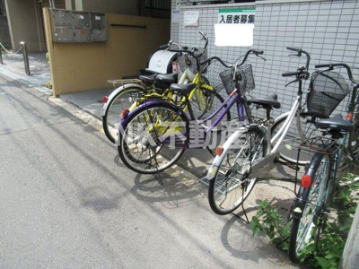 【その他共用部分】 | ハイツ菱屋（河内小阪賃貸） | 駐輪場です
