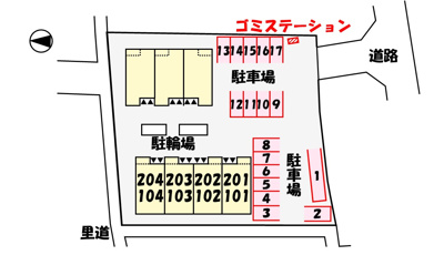 【区画図】 | ローレル Ⅱ