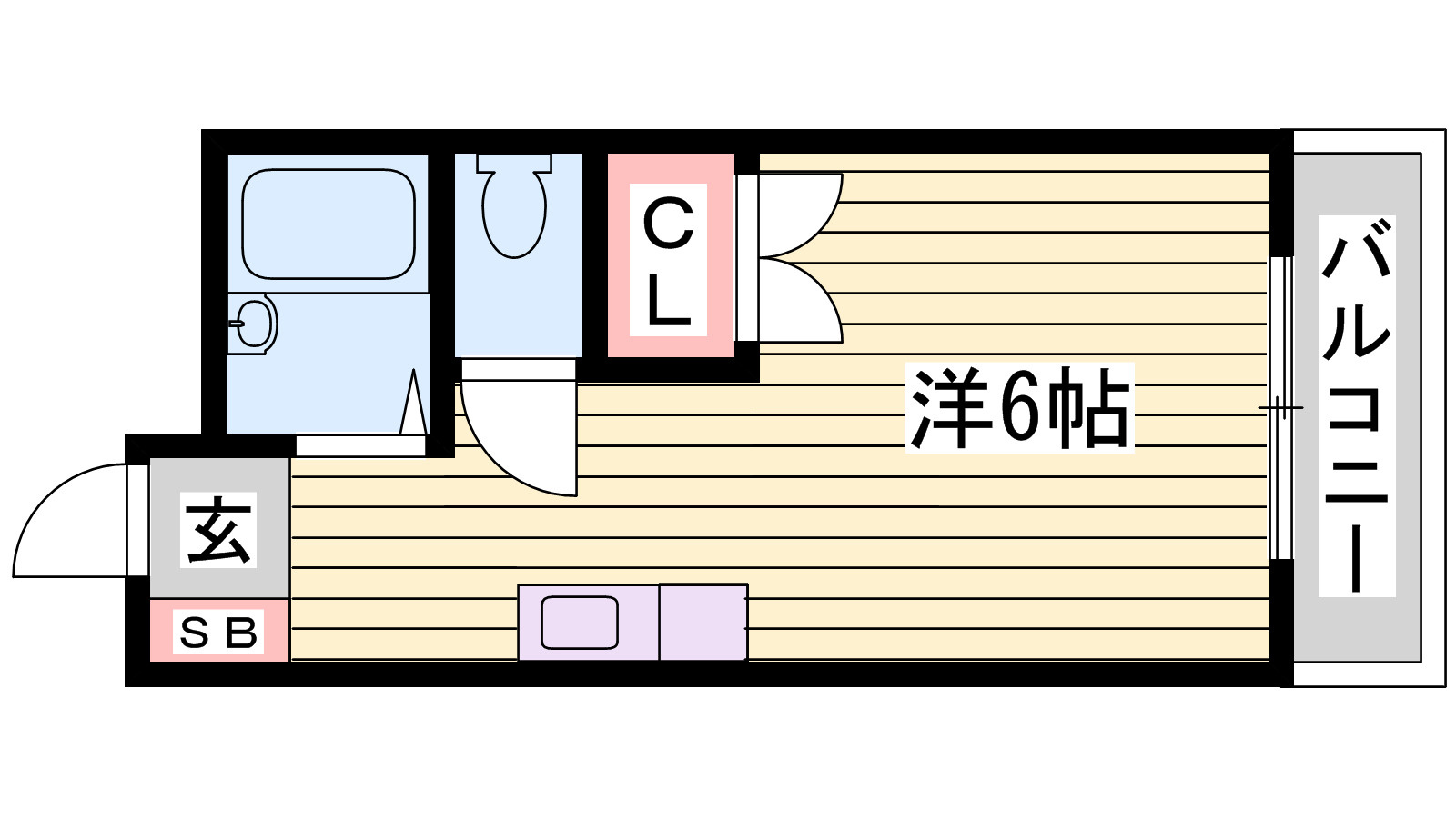 サンドミトリーの間取り