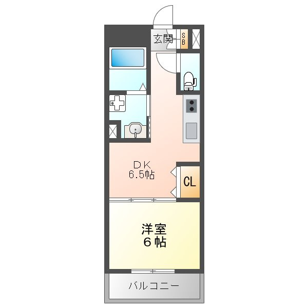 Mv.imp大阪塚本の間取り