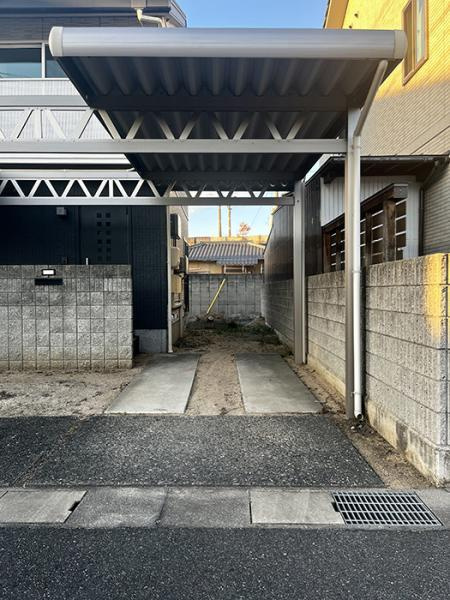 倉敷市船穂町船穂　リフォーム済み　中古一戸建ての駐車場