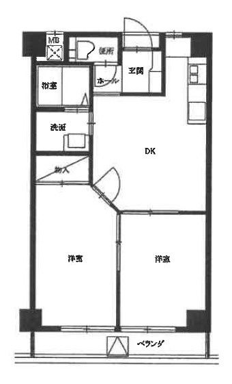 ル・マンド三宅の間取り