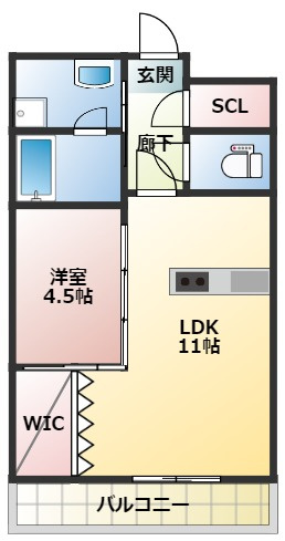 【間取り】 | ラ・レジェンダ九品寺