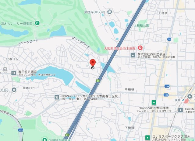 浪速コーポの地図