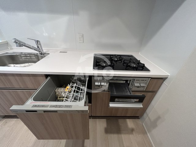 ファインレジデンス福島海老江（海老江西小学校区）のキッチン|ファインレジデンス福島海老江（海老江西小学校区）食洗器・グリル付きキッチン