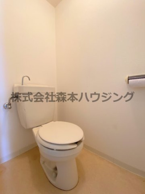 【トイレ】 | 　京阪プリンスマンション | 落ち着いた色調のトイレです