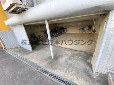 【その他共用部分】 | 　京阪プリンスマンション | 駐輪場です