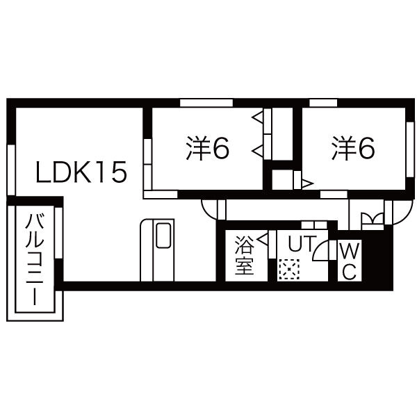 ダイアヒルズ住吉Ⅰの間取り