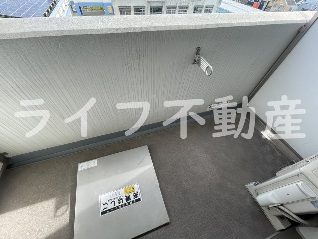 CASSIA高井田North Courtのバルコニー|陽当たり良好なバルコニーです