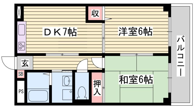 シャトレ手柄の間取り