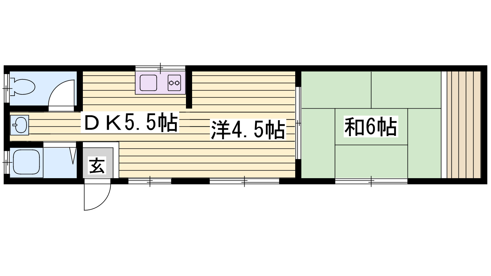 パールハイツの間取り