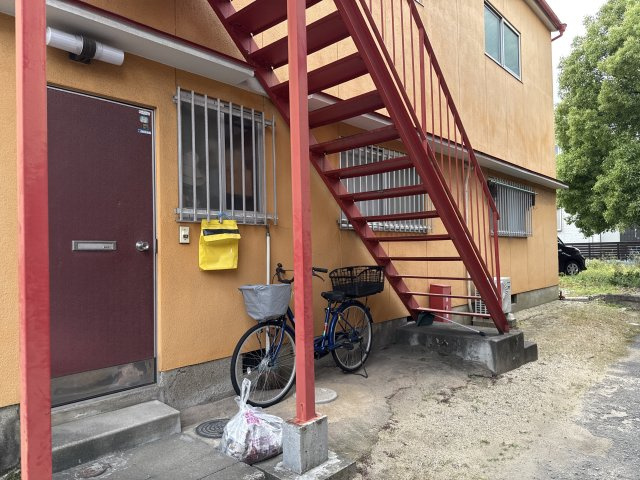 パールハイツの駐車場