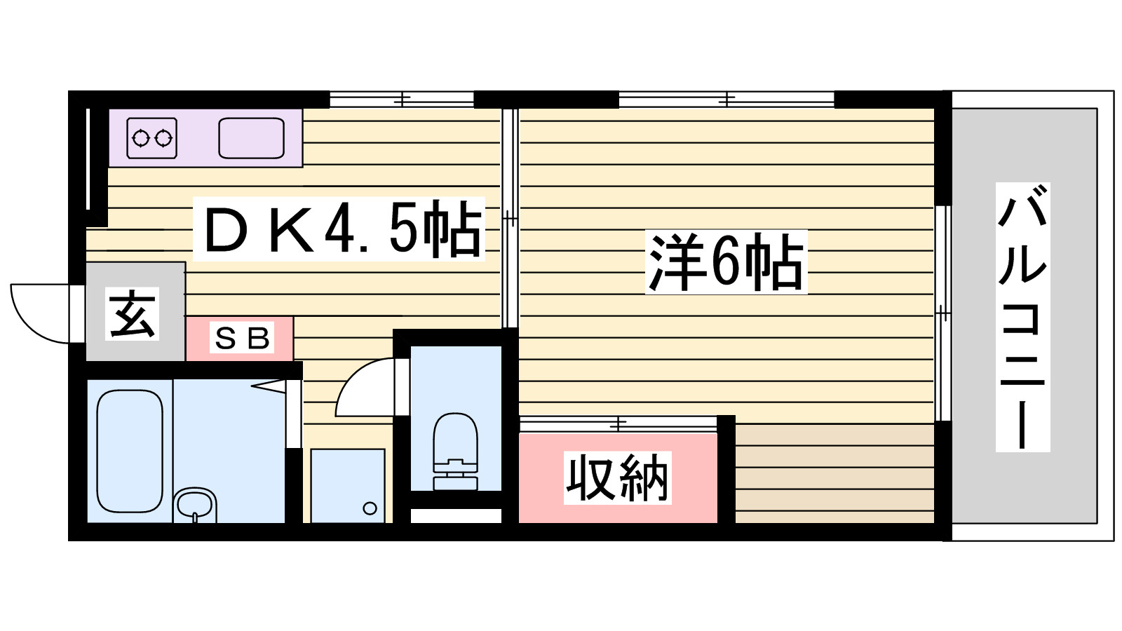 舞ハウスの間取り
