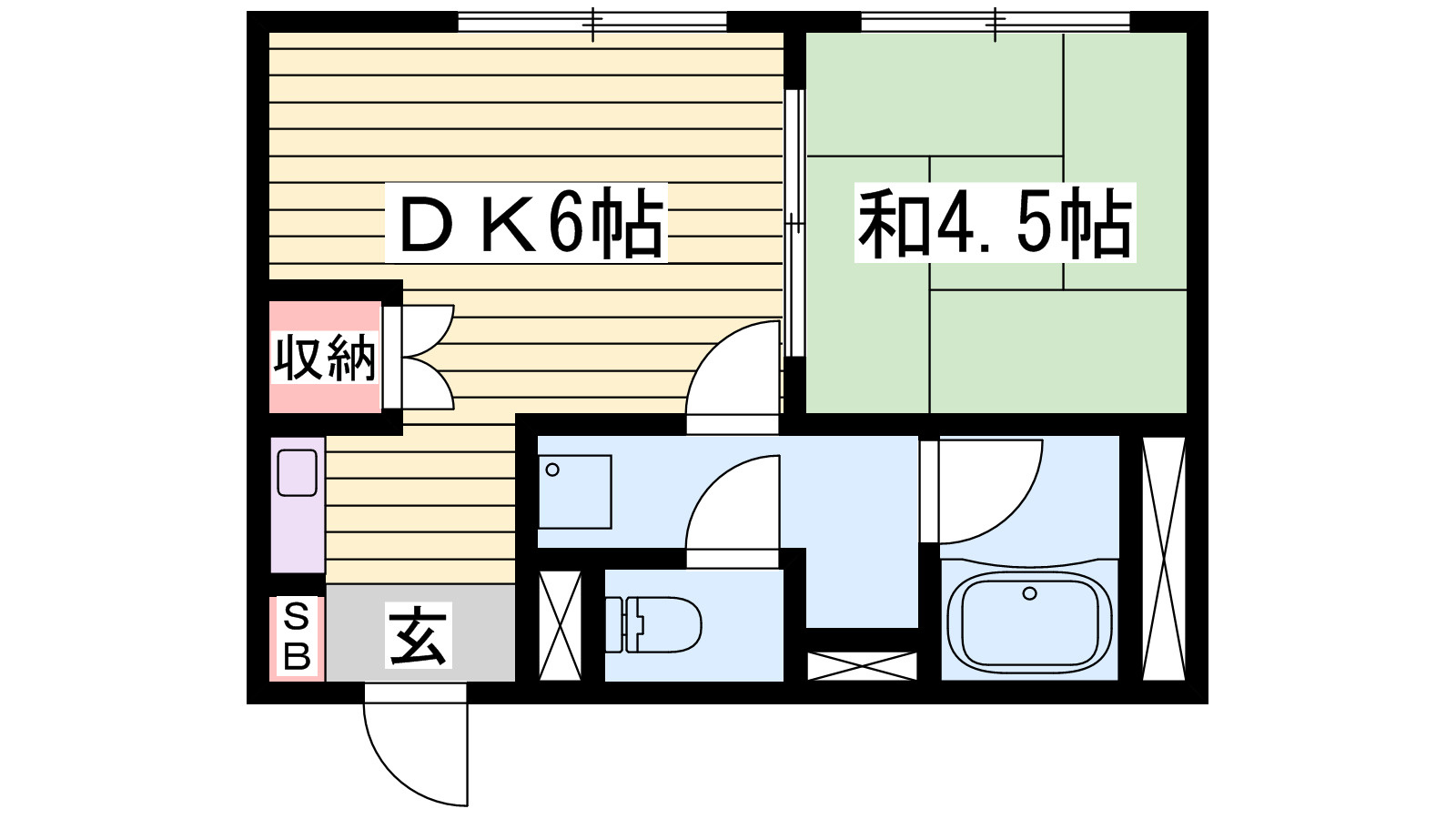 リーダーマンションの間取り
