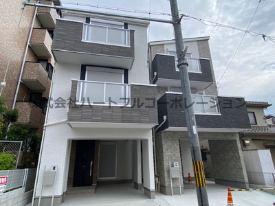 【外観】 | 神戸市須磨区磯馴町1丁目　新築戸建1号棟　仲介手数料無料！ | 須磨区磯馴町1　新築1号棟　仲介手数料無料！