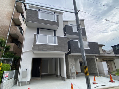 【外観】 | 神戸市須磨区磯馴町1丁目　新築戸建1号棟　仲介手数料無料！ | 外観です